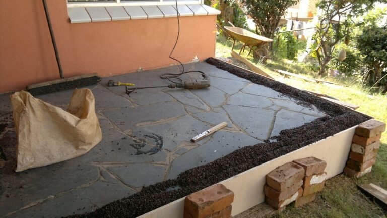 Verandah Paving Ideas Pebble Paving