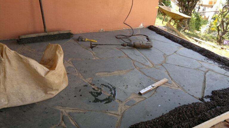 Verandah Paving Ideas Pebble Paving 123