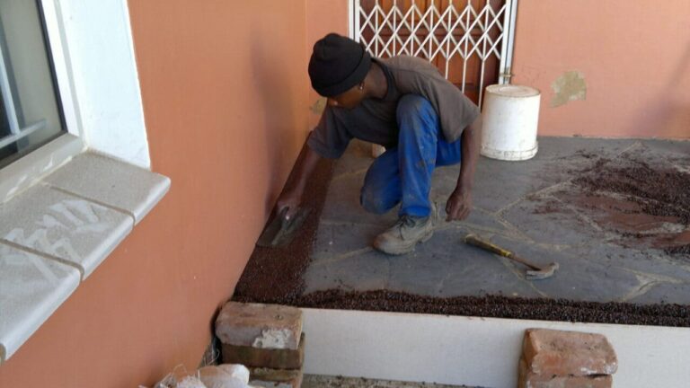Verandah Paving Ideas Pebble Paving 12313