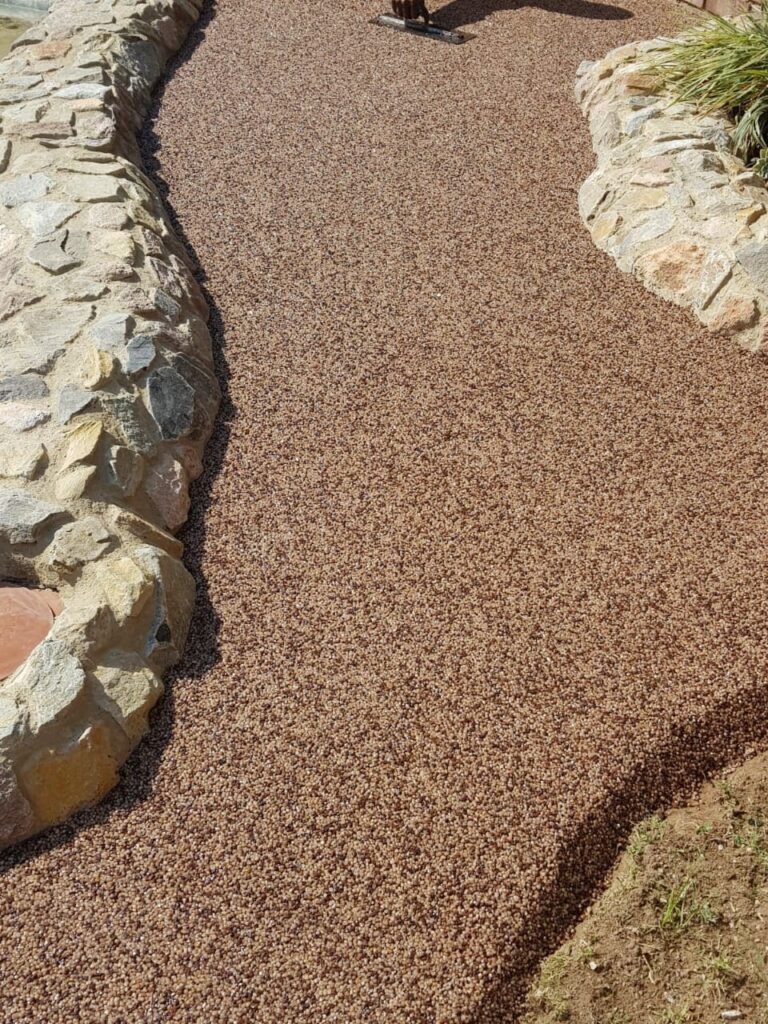 walkway paving pebble paving 12312