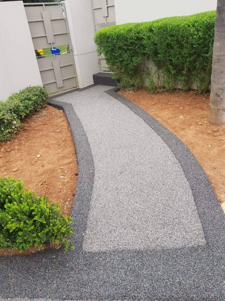 walkway paving pebble paving 74144141